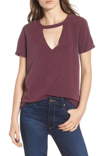 Women's Paige Jesslyn Tee - Burgundy