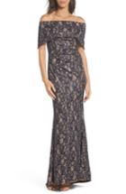 Women's Vince Camuto Off The Shoulder Sequin Lace Gown