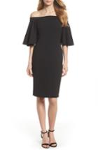 Women's Eliza J Off The Shoulder Sheath Dress (similar To 14w) - Black