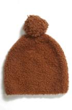 Women's Vince Teddy Wool & Cashmere Blend Pom Beanie - Brown