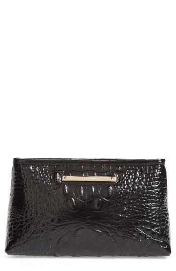Brahmin Marney Croc Embossed Zip Pouch -