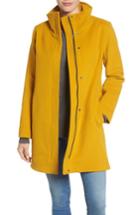 Women's Pendleton Campbell Waterproof Boiled Wool Coat - Yellow