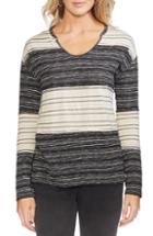 Women's Vince Camuto Colorblock Stripe Jersey Top, Size - White