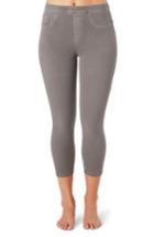 Women's Spanx Crop Jean-ish Leggings - Grey