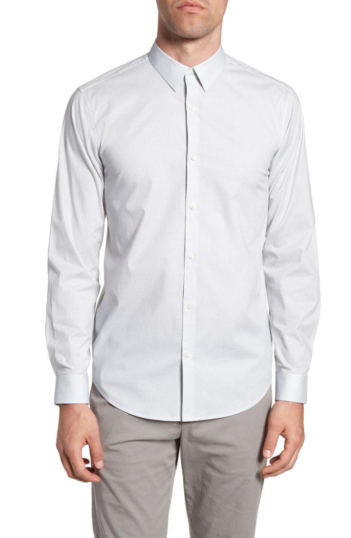 Men's Theory Irving Sillar Slim Fit Sport Shirt