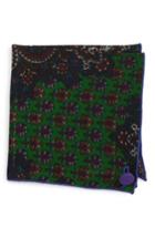 Men's Armstrong & Wilson Paisley Wool Pocket Square