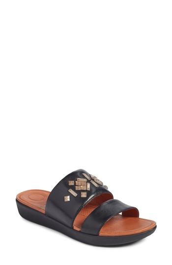 Women's Fitflop Delta Slide Sandal M - Black