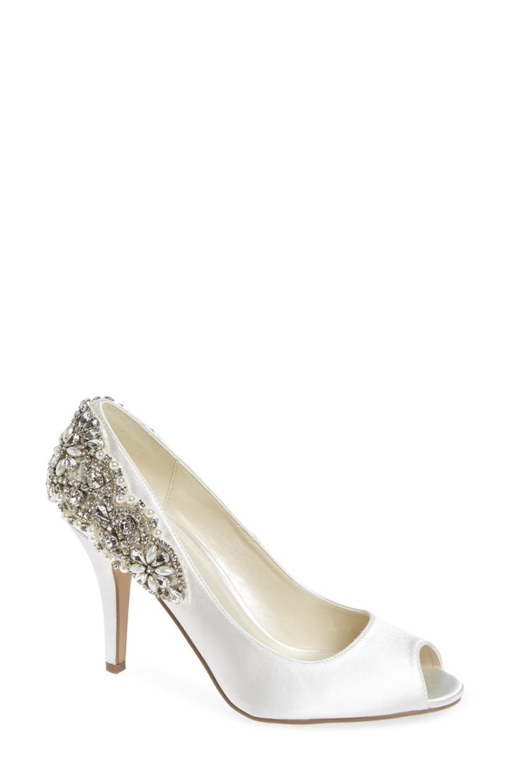 Women's Paradox London Pink Cynthia Embellished Pump M - White