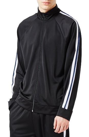Men's Topman Panelled Track Jacket