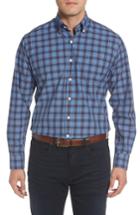 Men's Peter Millar Phinney Ridge Regular Fit Tartan Sport Shirt - Blue