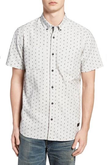 Men's O'neill Fifty Two Short Sleeve Shirt - Grey
