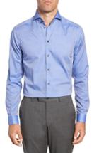 Men's Eton Super Slim Fit Dot Dress Shirt .5 - Blue