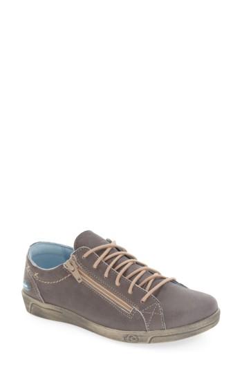 Women's Cloud 'aika' Leather Sneaker .5-7us / 37eu - Grey