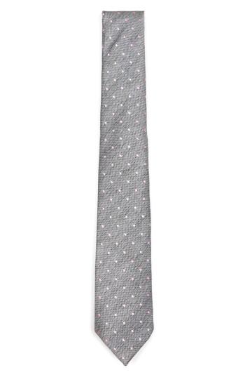 Men's Topman Dot Woven Tie