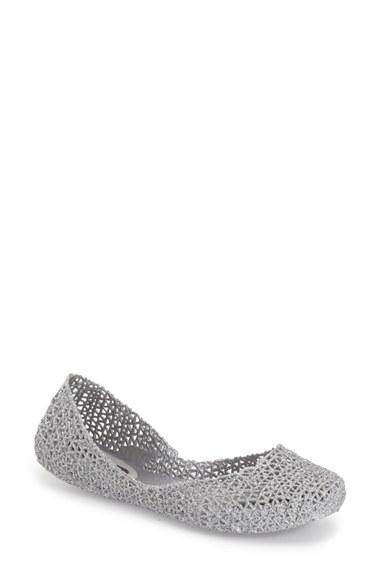 Women's Melissa 'campana Papel Vii' Jelly Flat M - Metallic