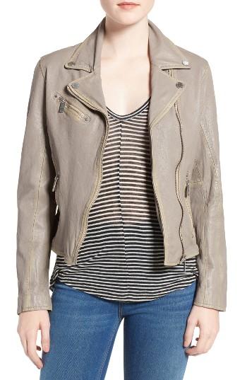 Women's Mauritius Leather Moto Jacket
