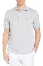 Men's Vineyard Vines Tempo Regular Fit Sankaty Performance Pique Polo - Grey