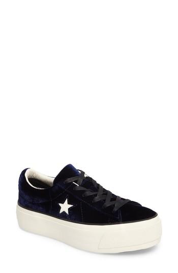 Women's Converse Chuck Taylor All Star Platform Sneaker M - Blue