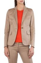 Women's Akris Punto One Button Stretch Cotton Blazer