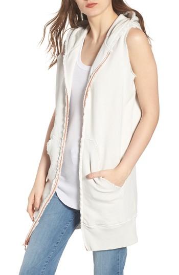 Women's Frank & Eileen Tee Lab Long Double Zip Hoodie - White