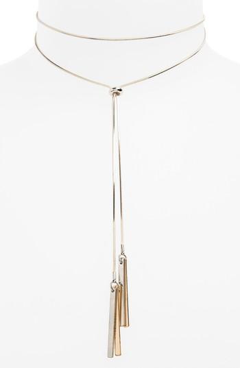 Women's Topshop Two-tone Tassel Choker