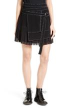 Women's Cinq A Sept Misha Pleated Wrap Style Skirt