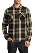 Men's Rvca Wanted Flannel Shirt - Black