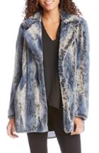 Women's Karen Kane Faux Fur Jacket - Blue