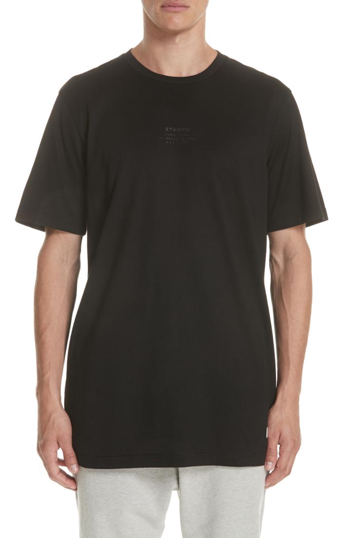 Men's Stampd Core Scallop T-shirt, Size - Black