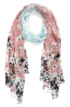 Women's Nordstrom Sonnet Floral Silk Scarf, Size - Pink