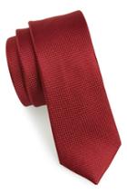 Men's The Tie Bar Woven Silk Tie, Size - Red (online Only)