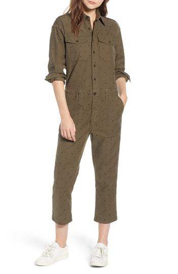 Women's Current/elliott The Crew Jumpsuit - Green
