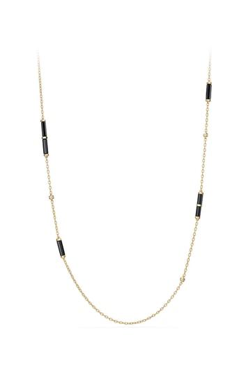 Women's David Yurman Barrels Long Station Necklace With Diamonds