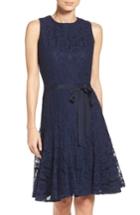 Women's Gabby Skye Lace Fit & Flare Dress - Blue
