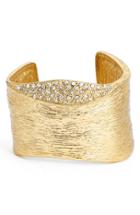 Women's Karine Sultan Textured Cubic Zirconia Cuff
