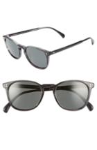 Men's Oliver Peoples Finley 51mm Polarized Sunglasses - Charcoal Tortoise