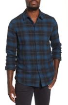 Men's Ag Colton Plaid Slim Fit Sport Shirt - Blue