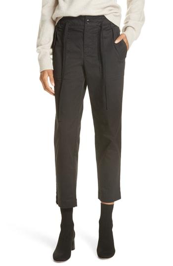 Women's Vince Crop Utility Pants - Black