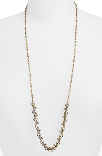 Women's Sorrelli Fringe Benefits Long Strand Necklace