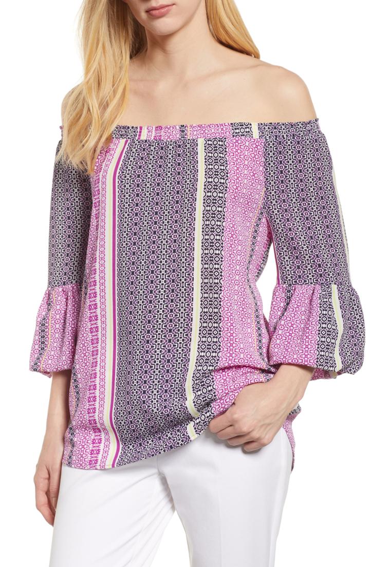 Women's Chaus Off Shoulder Bell Sleeve Top