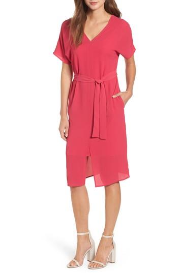 Women's Bobeau Stretch Crepe Dress - Pink