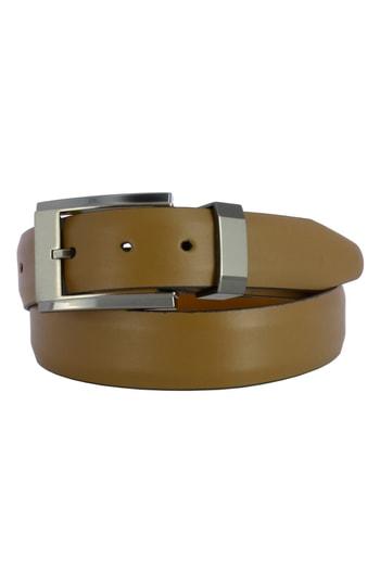 Men's Remo Tulliani Luke Calfskin Leather Belt - Sand