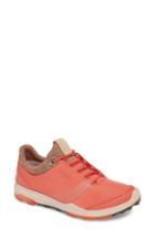 Women's Ecco Biom 2 Hybrid Gore-tex Golf Shoe -6.5us / 37eu - Pink