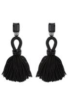 Women's Oscar De La Renta Silk Tassel Drop Earrings