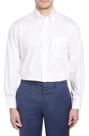 Men's Nordstrom Men's Shop Classic Fit Non-iron Solid Dress Shirt .5 - 36 - Purple