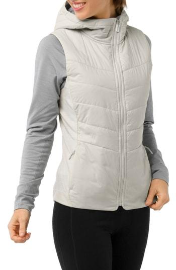 Women's Smartwool Smartloft 60 Insulated Hooded Vest - Grey