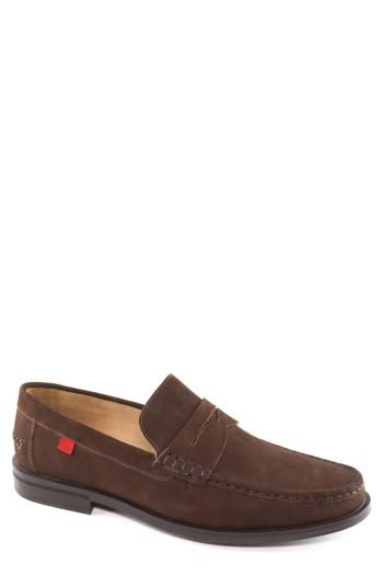 Men's Marc Joseph New York Cortland Penny Loafer .5 M - Brown