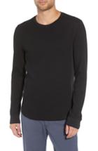 Men's Vince Regular Fit Waffle Knit T-shirt - Black