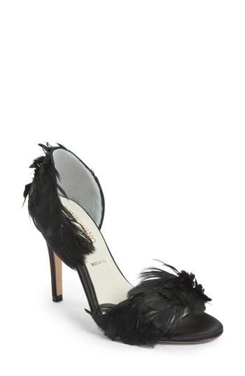 Women's Something Bleu Hammond Dorsay Sandal M - Black