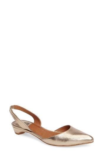 Women's Jeffrey Campbell Shree Slingback Pump M - Metallic